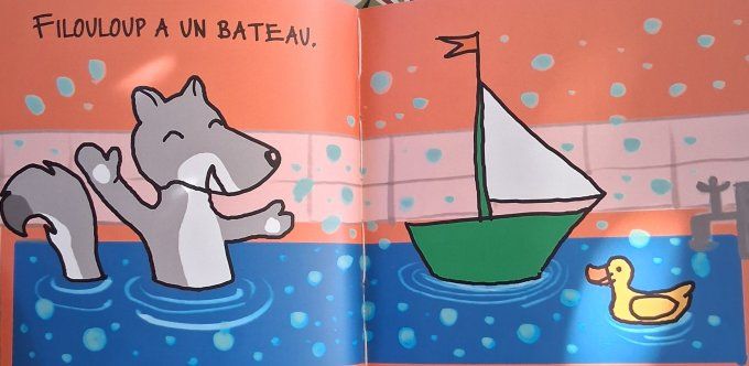 Filouloup a un bateau