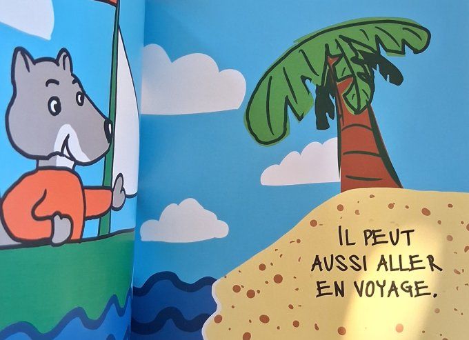 Filouloup a un bateau