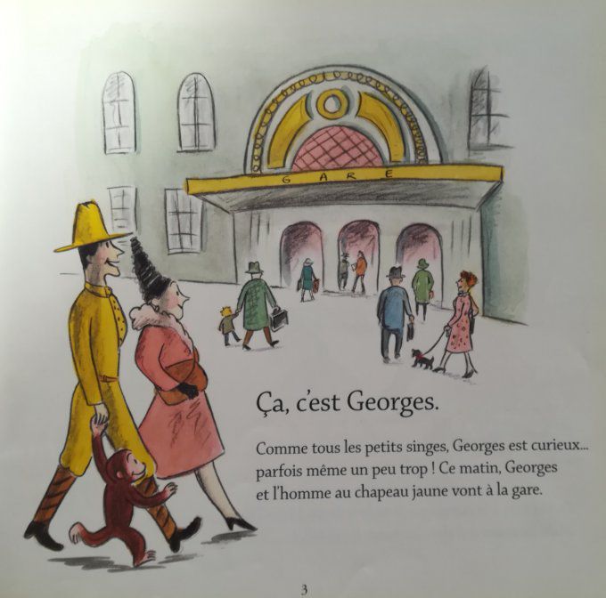Georges le curieux, pagaille à la gare