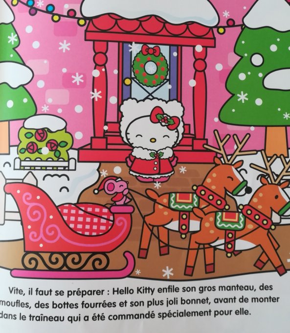 Hello Kitty rend visite au Père Noël