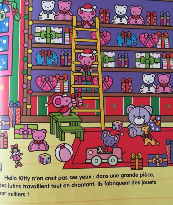 Hello Kitty rend visite au Père Noël