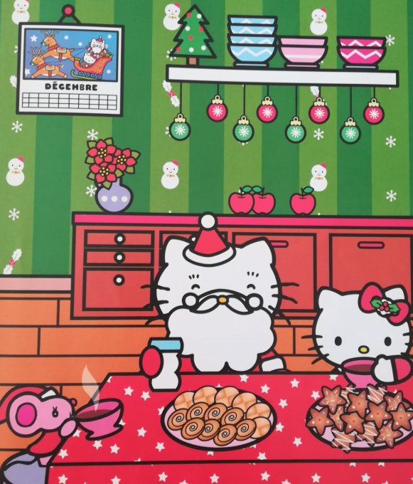 Hello Kitty rend visite au Père Noël