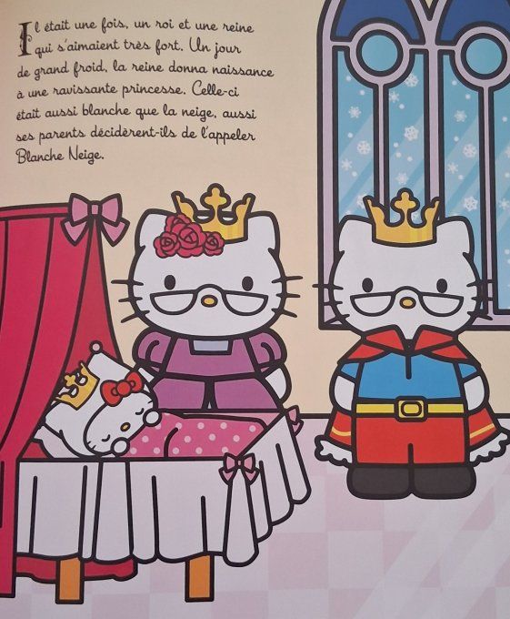 Hello Kitty il était une fois Blanche Neige