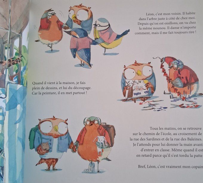 Hulotte et Léon