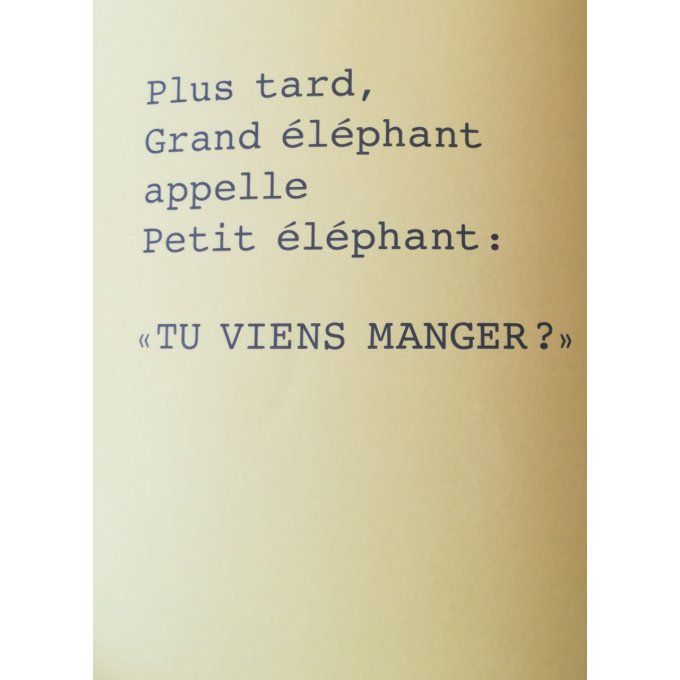 Attends, petit éléphant !