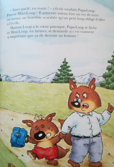 Mini-Loup à l'école