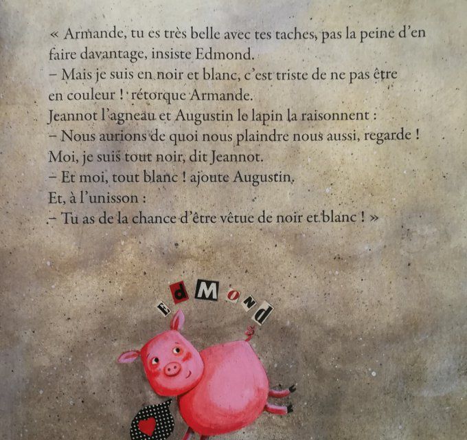 Armande la vache qui n'aimait pas ses taches ! mes p'tits albums
