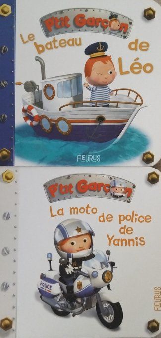 Lot de 2 livres p'tit garçon