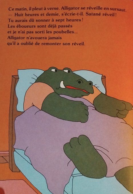 On a volé la chaussure d'Alligator