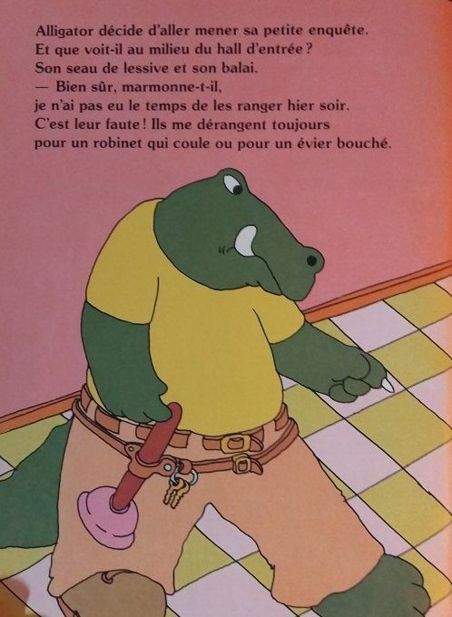 On a volé la chaussure d'Alligator