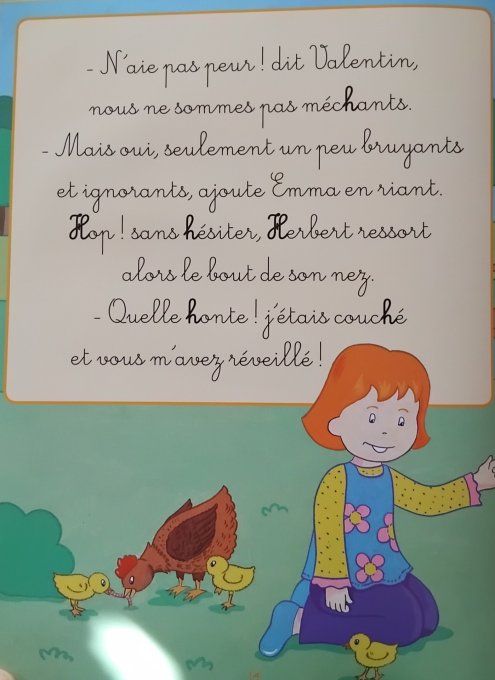 Découvre le H avec Herbert le hérisson