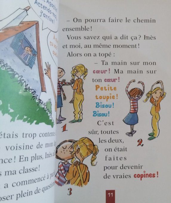 Inès ma nouvelle amie, l'école d'Agathe