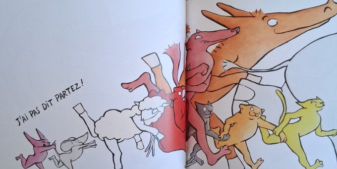 J'ai pas dit partez !