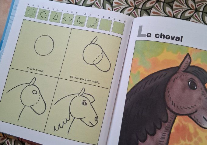 J'apprends à dessiner chevaux et poneys