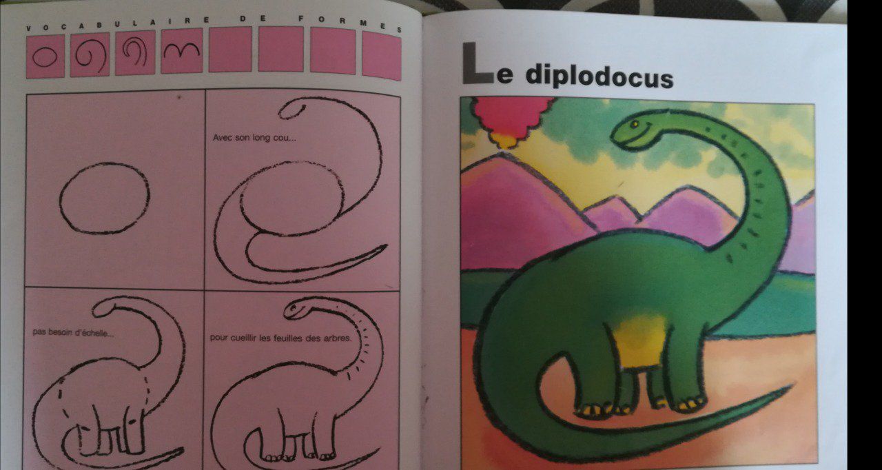 J'apprends à dessiner les dinosaures