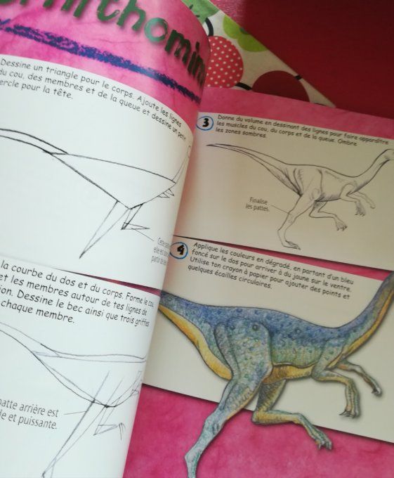 Apprends à dessiner les dinosaures