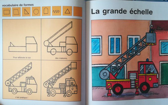 J'apprends à dessiner, les pompiers