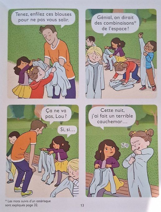 Je commence à lire en BD un monstre à l'école CP