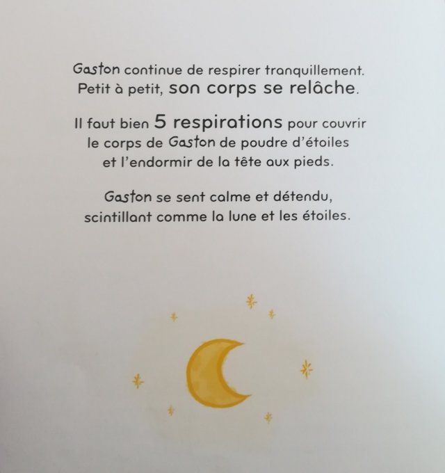 Je n'arrive pas à dormir, les émotions de Gaston