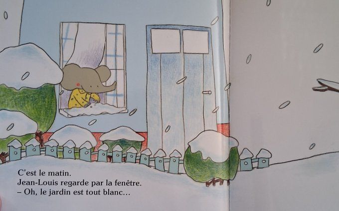 Jean-Louis Vite papa, il neige !