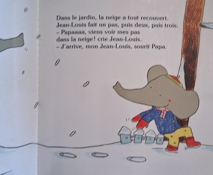Jean-Louis Vite papa, il neige !