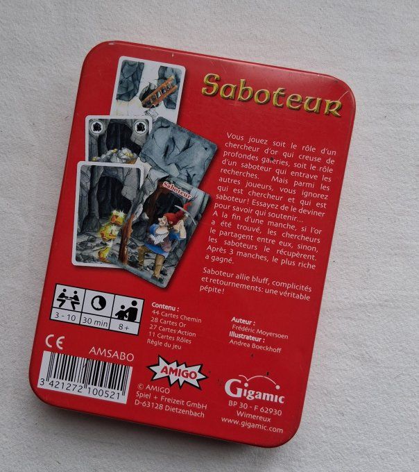 Jeu saboteur
