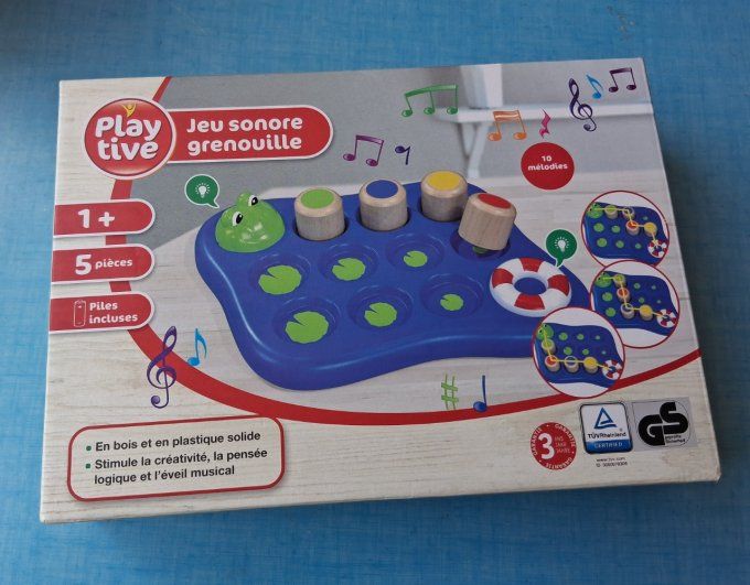 Jeu sonore grenouille