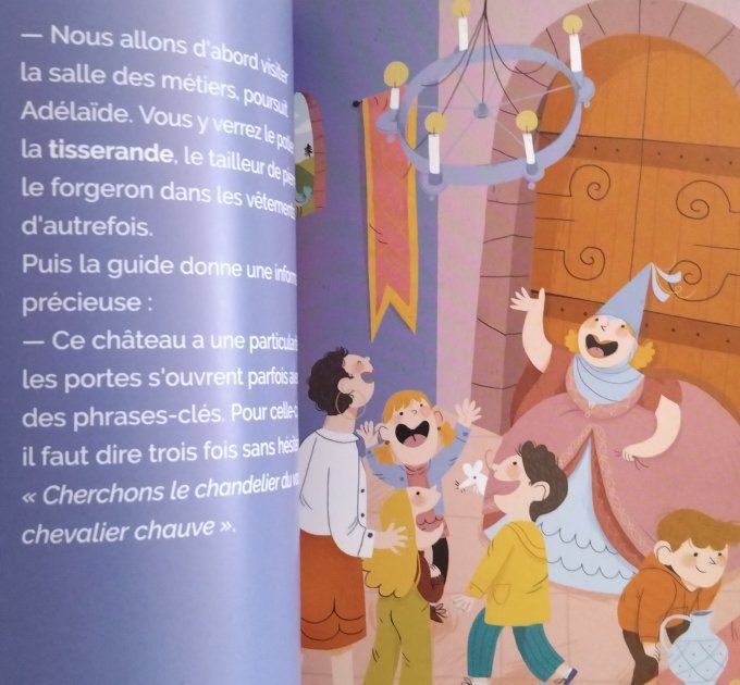 Joyeuse visite au château