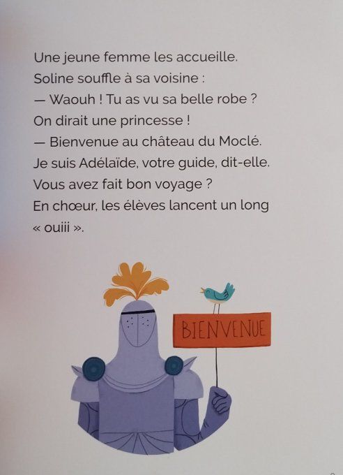 Joyeuse visite au château