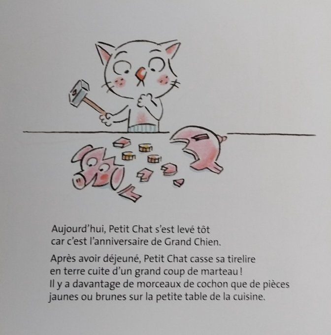 Joyeux anniversaire les aventures de grand chien et petit chat