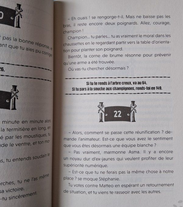 Koh-Lanta réunification au sommet. Le livre dont tu es le héros CM1