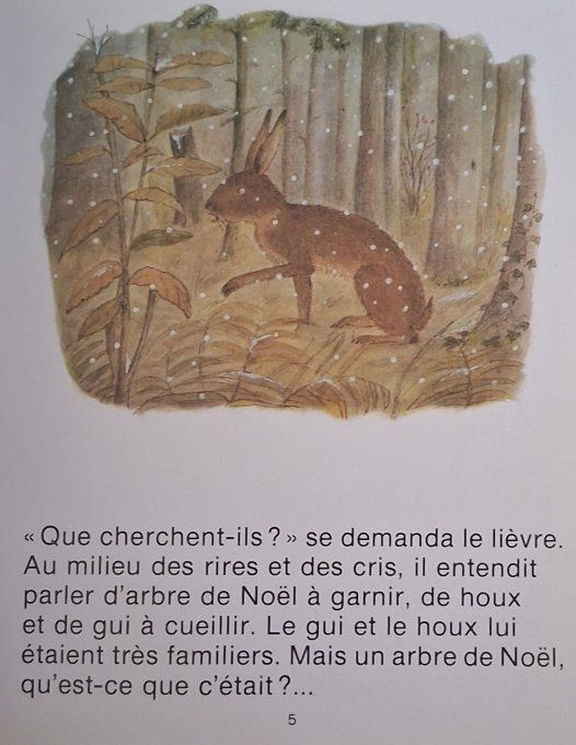 L'arbre de Noël du lièvre