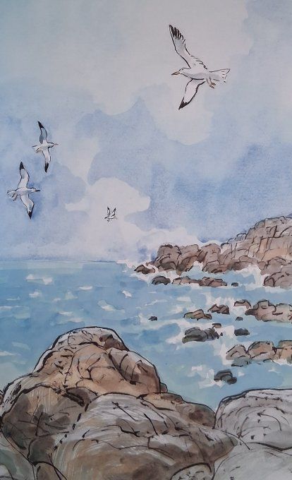 L'enfant, le peintre et la mer