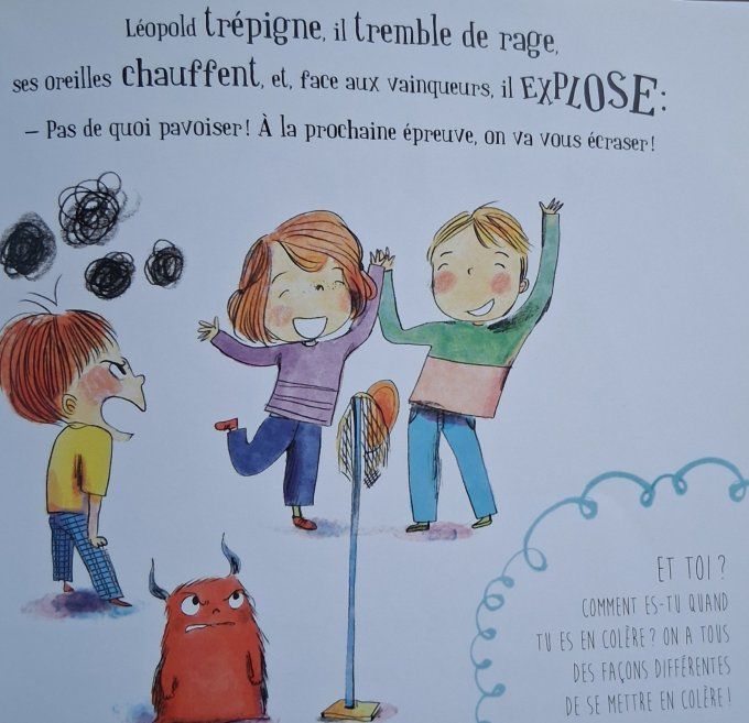 Le livre de mes émotions, la colère