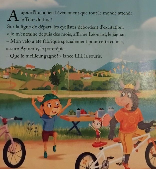 La course de vélo