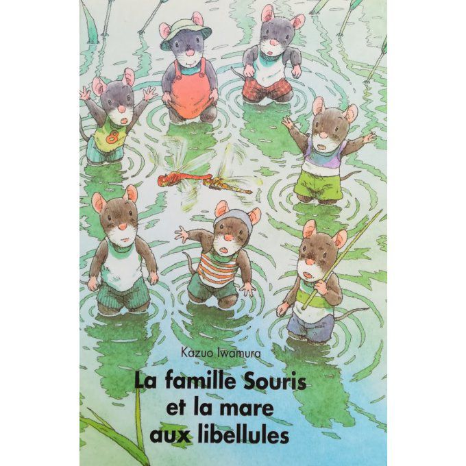 La famille souris et la mare aux libellules