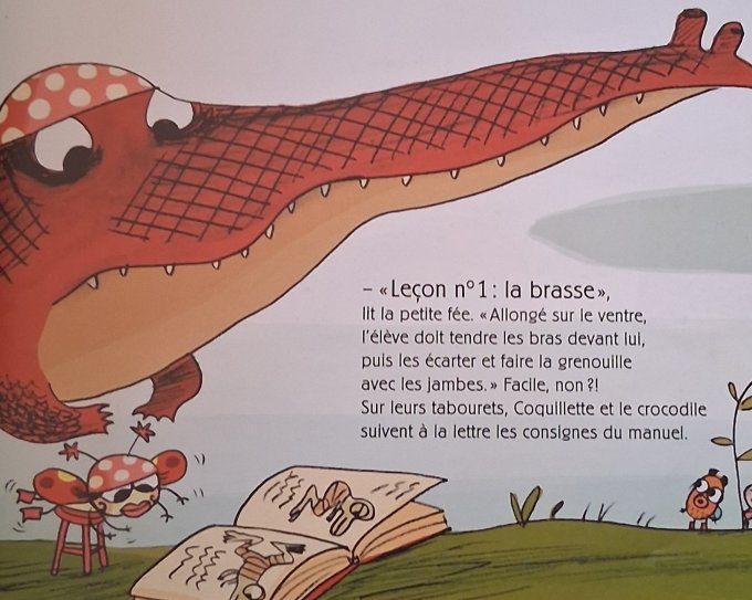 La fée coquillette et le croco-baigneur