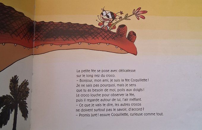 La fée coquillette et le croco-baigneur