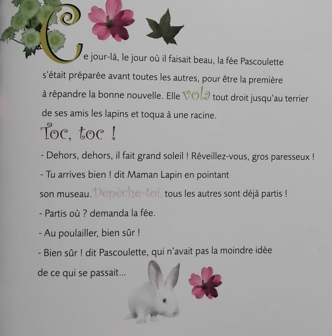 La fée de Pâques et le lutin aux chocolats