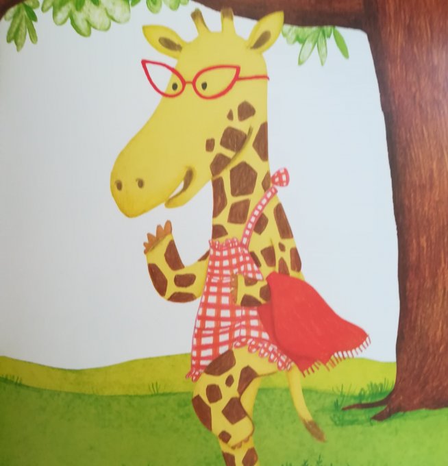 La girafe en maillot de bain