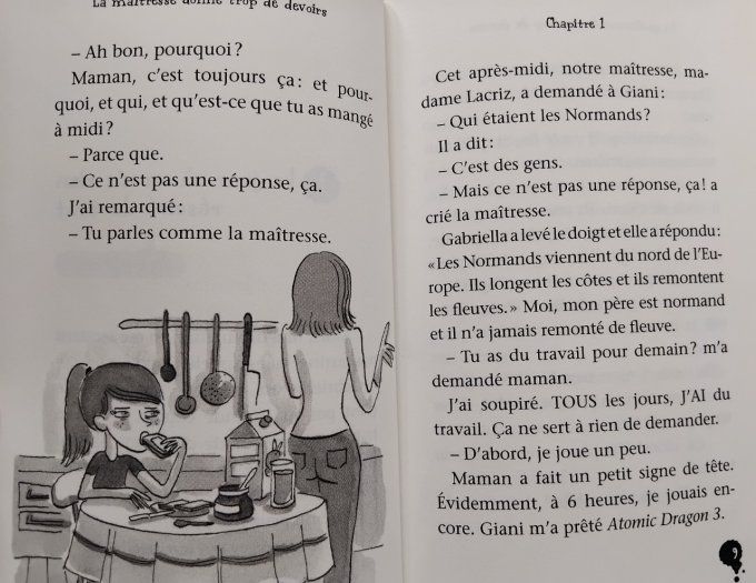 La maîtresse donne trop de devoirs