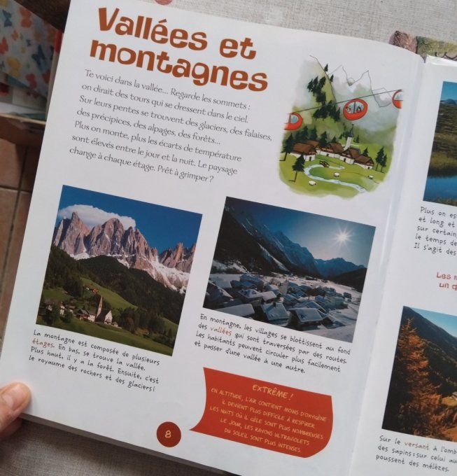 J'explore la nature la montagne