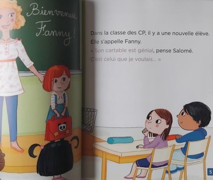Moi je lis tout seul la nouvelle élève