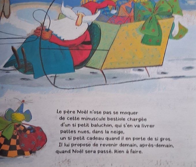La petite souris, le père Noël et le lapin de Pâques