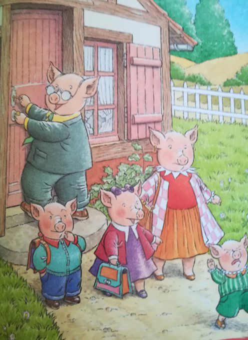 La rentrée de la famille cochon