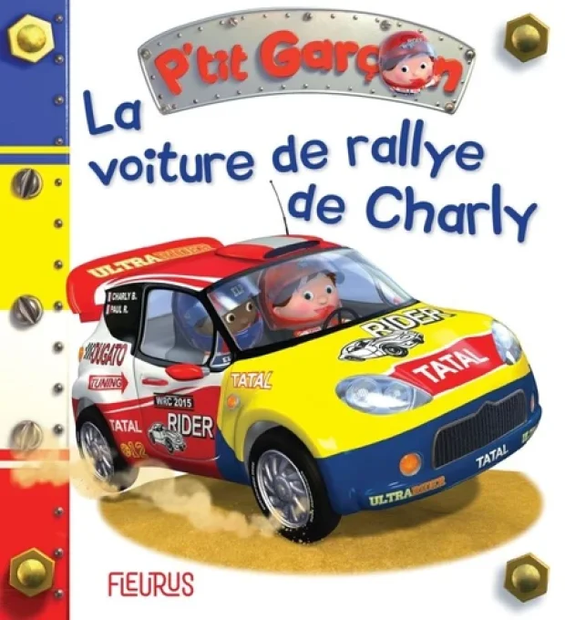 P'tit garçon la voiture de rallye de Charlie