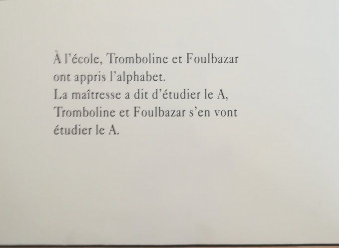 Tromboline et Foulbazar, le A