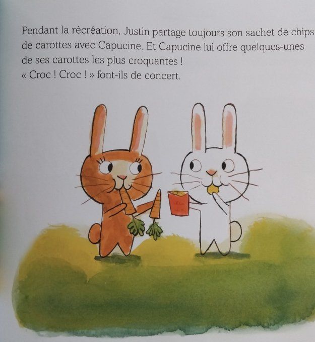 Le bisou de Justin, mes p'tits albums