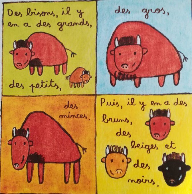 Le bison qui inventa le bisou