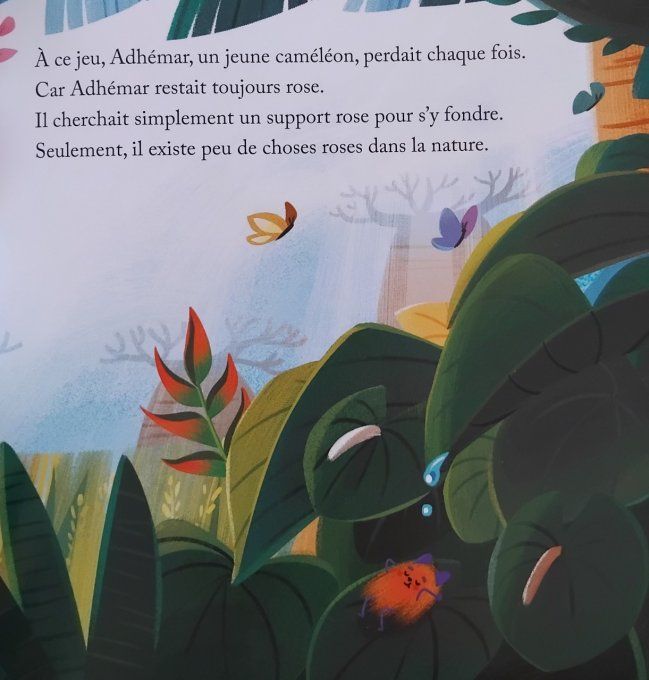 Le caméléon qui n'aimait que le rose